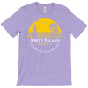 amity island jaws inspired movie shark printed T-Shirt