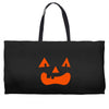 fun face pumpkin Weekender Totes