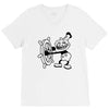 trollface steamboat V-Neck Tee