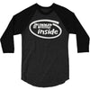drummer inside 3/4 Sleeve Shirt