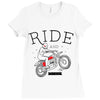 ride and fly high Ladies Fitted T-Shirt