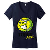 pro tennis ball Women's V-Neck T-Shirt