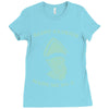 saint patrick made me do it Ladies Fitted T-Shirt