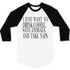 take naps 3/4 Sleeve Shirt