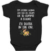ice cream or a felony Baby Bodysuit