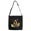 calvin hobbes Adjustable Strap Totes