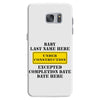 Under Construction Personalize Baby Samsung Galaxy S7
