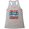 star spangled hammered Racerback Tank