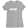 belive alien Ladies Fitted T-Shirt
