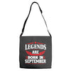Legends Are Born In September Adjustable Strap Totes