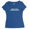 freelance gynecologist Women's Triblend Scoop T-shirt