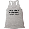 tee top joke costume rude slogan Racerback Tank