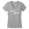 fishing (2) Women's V-Neck T-Shirt