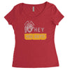 hey you guys Women's Triblend Scoop T-shirt