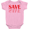 save red Baby Bodysuit