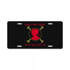 Pirate king Luffy License Plate