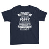 Super Cool Poppy Of A Freaking Awesome Granddaughter Youth Tee