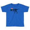 t rex skeleton santa claus Toddler T-shirt