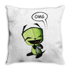 oh my gir Throw Pillow