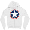 star us america  independence Zipper Hoodie