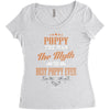 poppy the man the myth best poppy ever Women's Triblend Scoop T-shirt