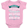 i don't have stepdaughter funny gift for stepdad. Baby Bodysuit