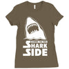 Come To The Shark Side Ladies Fitted T-Shirt