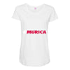 #murica Maternity Scoop Neck T-shirt