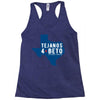 tejanos for beto Racerback Tank