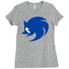 sonic logo Ladies Fitted T-Shirt