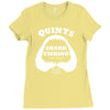 jaws inspired movie Ladies Fitted T-Shirt