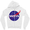 santa nasa Zipper Hoodie
