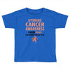 wear peach for uterine cancer Toddler T-shirt