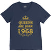 queens are born in 1968 V-Neck Tee