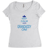 keep calm and grandaddy on! Women's Triblend Scoop T-shirt