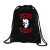 i don't always ch ch ch Drawstring Bags