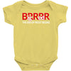 big red brrr - frost football Baby Bodysuit