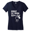 sorry i'm such an ass Women's V-Neck T-Shirt