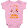 training to be the strongest super saiyan Baby Bodysuit