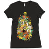 snack pack Ladies Fitted T-Shirt