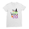 i can a drive a stick Ladies Fitted T-Shirt