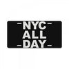 nyc all day License Plate