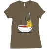 grilled cheese bath Ladies Fitted T-Shirt