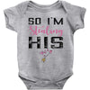 i stole her heart Baby Bodysuit