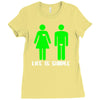 life is simple funny Ladies Fitted T-Shirt