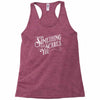 scary type Racerback Tank