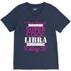 i never dreamed i would be a super cool libra but here i am killing it V-Neck Tee