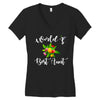 world's best aunt Women's V-Neck T-Shirt