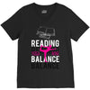 Reading Yoga Wine Balance V-Neck Tee