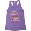 Merry Christmas To Father Of Great Awesome Racerback Tank